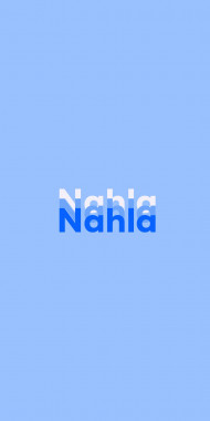 Name DP: Nahla