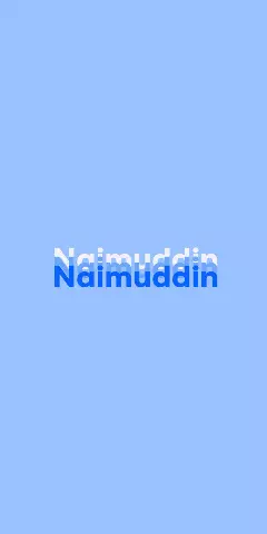 Name DP: Naimuddin