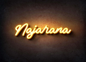 Glow Name Profile Picture for Najarana