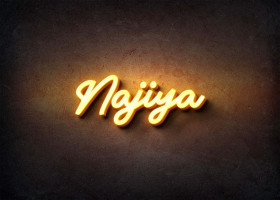 Glow Name Profile Picture for Najiya