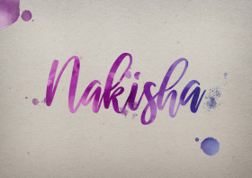 Nakisha Watercolor Name DP