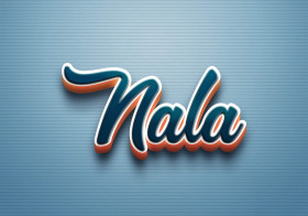 Cursive Name DP: Nala