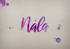 Nala Watercolor Name DP