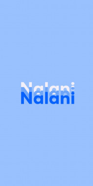 Name DP: Nalani