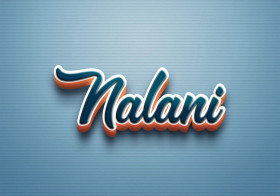Cursive Name DP: Nalani