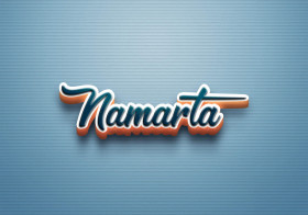Cursive Name DP: Namarta