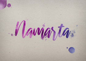 Namarta Watercolor Name DP