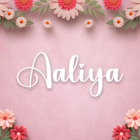 Name DP: aaliya