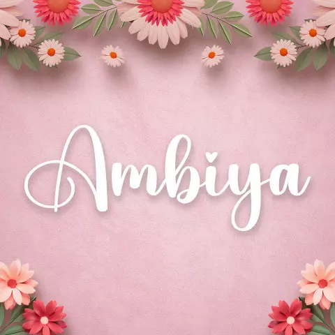 Name DP: ambiya