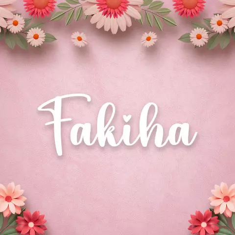 Name DP: fakiha