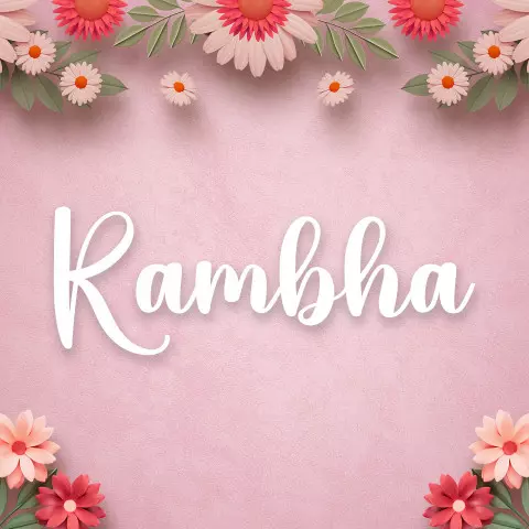 Name DP: rambha