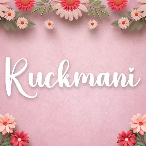 Name DP: ruckmani