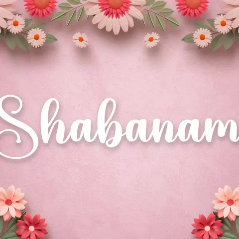 Name DP: shabanam