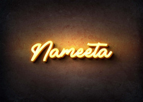 Glow Name Profile Picture for Nameeta