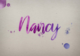 Nancy Watercolor Name DP