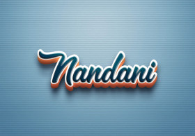 Cursive Name DP: Nandani