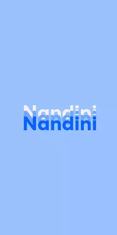 Name DP: Nandini