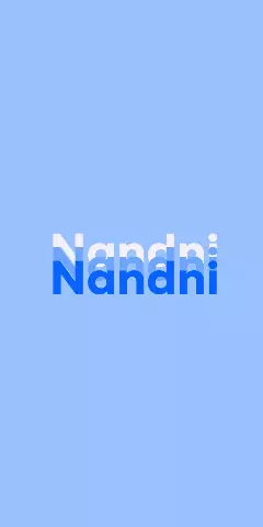 Name DP: Nandni