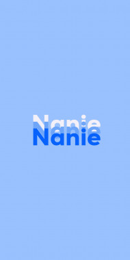 Name DP: Nanie