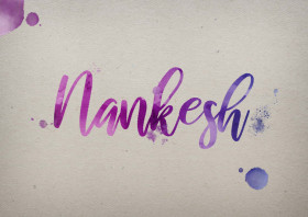 Nankesh Watercolor Name DP