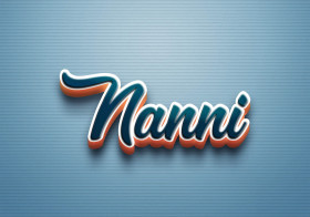 Cursive Name DP: Nanni