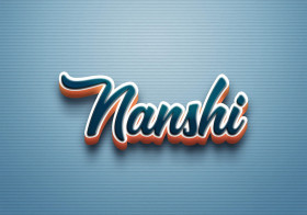 Cursive Name DP: Nanshi