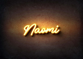 Glow Name Profile Picture for Naomi