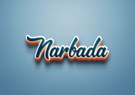 Cursive Name DP: Narbada