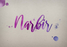 Narbir Watercolor Name DP