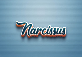 Cursive Name DP: Narcissus