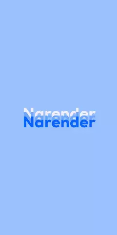 Name DP: Narender