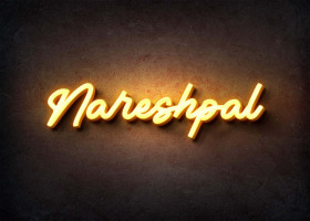 Glow Name Profile Picture for Nareshpal