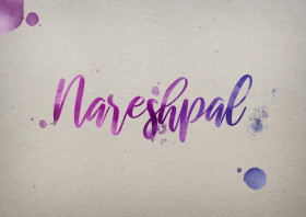 Nareshpal Watercolor Name DP