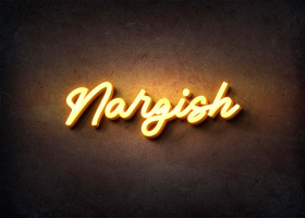 Glow Name Profile Picture for Nargish
