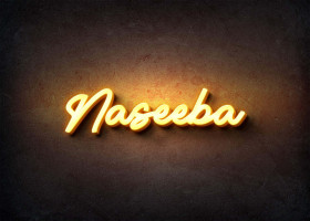 Glow Name Profile Picture for Naseeba