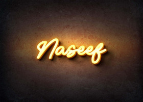Glow Name Profile Picture for Naseef