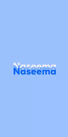 Name DP: Naseema
