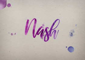 Nash Watercolor Name DP