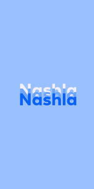 Name DP: Nashla