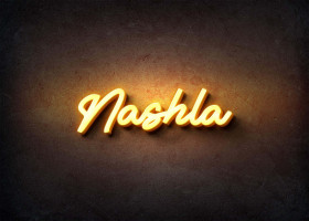 Glow Name Profile Picture for Nashla