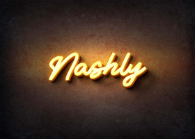 Glow Name Profile Picture for Nashly