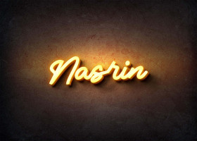 Glow Name Profile Picture for Nasrin