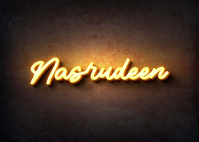 Glow Name Profile Picture for Nasrudeen