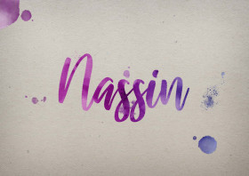 Nassin Watercolor Name DP