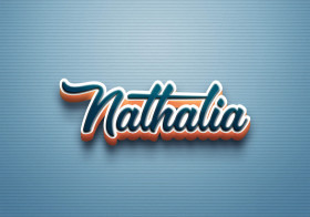 Cursive Name DP: Nathalia