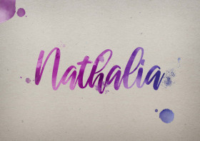Nathalia Watercolor Name DP