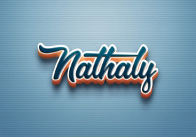Cursive Name DP: Nathaly