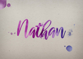 Nathan Watercolor Name DP