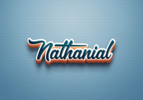 Cursive Name DP: Nathanial