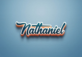 Cursive Name DP: Nathaniel